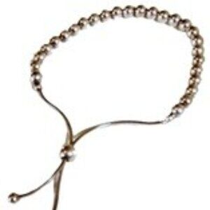 Sterling Silver Lariat Slider Bracelet